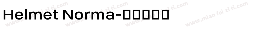 Helmet Norma字体转换
